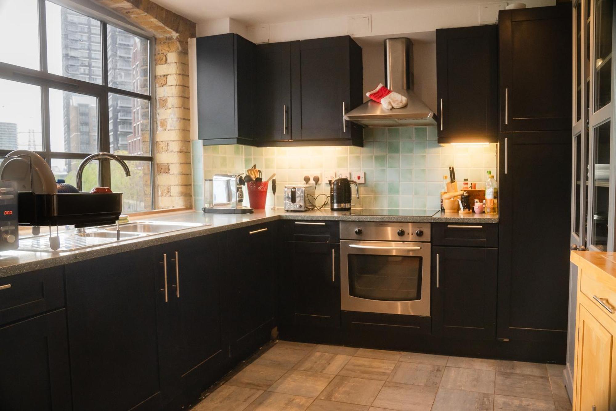 Loft Style Apartment Near O2, Abba Voyage, Excel 런던 외부 사진